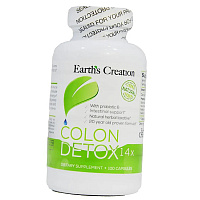 Добавка для детокса и очистки кишечника, Colon Detox, Earth's Creation