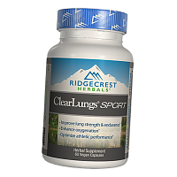 Комплекс для поддержания легких, Clear Lungs Sport, Ridgecrest Herbals