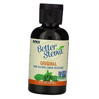 Стевия, подсластитель, не содержащий калорий, Better Stevia Liquid, Now Foods