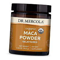 Мака, Органический Порошок, Organic Maca Powder, Dr. Mercola