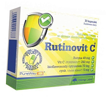 Антиоксиданты для защиты организма и иммунитета, Rutinovit C, Olimp Nutrition 