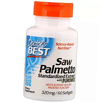 Со Пальметто, Saw Palmetto Standardized Extract 320, Doctor's Best