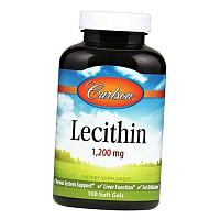 Лецитин соевый, Lecithin 1200, Carlson Labs
