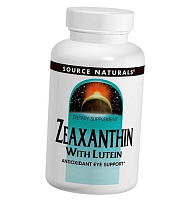 Лютеин и Зеаксантин, Zeaxanthin with Lutein, Source Naturals