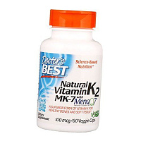 Доктор Бест Natural Vitamin K2 MK7 With MenaQ7