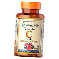 Витамин С с Бузиной и Цинком, Vitamin C with Elderberry & Zinc, Puritan's Pride