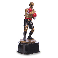 Статуэтка наградная спортивная Бокс Боксер C-4323-B8
