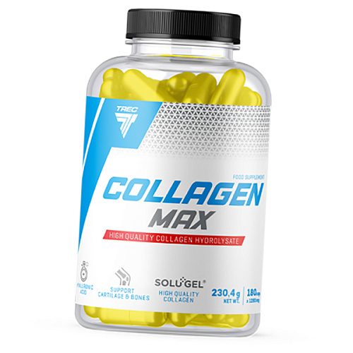 Купить Гидролизат коллагена 1 типа и Гиалуроновая кислота, Collagen Max, Trec Nutrition
