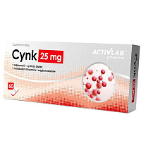 Бисглицинат Цинка, Cynk 25 Pharma, Activlab