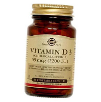 Витамин Д3, Vitamin D3 2200, Solgar