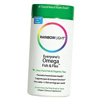 Омега 3-6-9, Everyone's Omega Fish , Rainbow Light