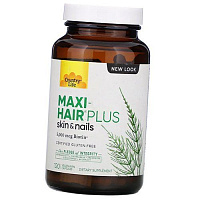 Витамины для волос и ногтей, Maxi-Hair Plus, Country Life