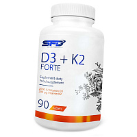 Витамины Д3 и K2 MK7, D3+K2 Forte, SFD Nutrition