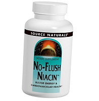 Ниацин, No-Flush Niacin, Source Naturals