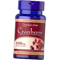 Экстракт Клюквы, Cranberry with Vitamin C & E 4200, Puritan's Pride