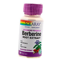 Берберин, Berberine Root Extract, Solaray