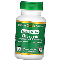 Экстракт листьев оливы, EuroHerbs Olive Leaf Extract 500, California Gold Nutrition