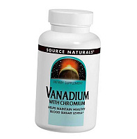 Ванадий и Хром, для нормализации сахара в крови, Vanadium with Chromium, Source Naturals
