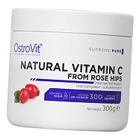 Витамин С с Шиповником, Natural Vitamin C from Rose Hips, Ostrovit