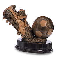 Статуэтка наградная спортивная Футбол Бутса с мячом C-1570-A