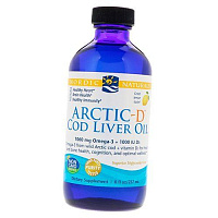 Жир печени трески с Витамином Д, Arctic-D Cod Liver Oil, Nordic Naturals