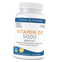 Витамин Д3, Холекальциферол, Vitamin D3 5000, Nordic Naturals
