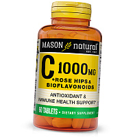 Витамин С с Шиповником и Биофлавоноидами, Vitamin C 1000 with Rose Hips and Bioflavonoids Complex, Mason Natural