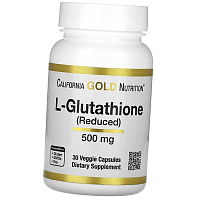 Глутатион Восстановленный, L-Glutathione (Reduced) 500, California Gold Nutrition 