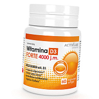 Витамин Д3 для взрослых, Vitamin D3 Forte 4000, Activlab