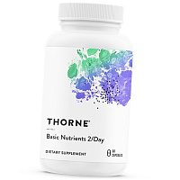 Мультивитамины без железа, Basic Nutrients 2/Day Iron Free, Thorne Research