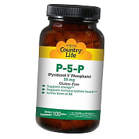 Витамин В6 (Пиридоксаль-5-Фосфат), P-5-P 50, Country Life