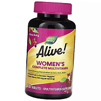 Мультивитамины для женщин, Alive! Women's Complete Multivitamin, Nature's Way