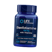 Бенфотиамин с Тиамином, Benfotiamine with Thiamine, Life Extension