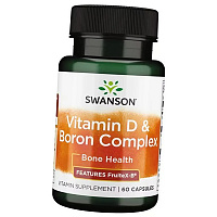 Комплекс Витамина Д и Бора, Vitamin D and Boron Complex, Swanson