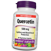 Кверцетин, Quercetin 500, Webber Naturals 