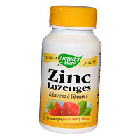 Леденцы с Цинком и Витамином С, Zinc Lozenges, Nature's Way