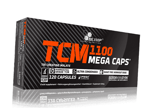 Три Креатин Малат в капсулах, TCM Mega, Olimp Nutrition