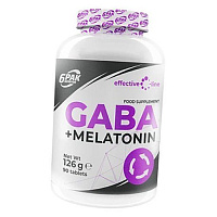 ГАМК с Мелатонином, GABA plus Melatonin, 6Pak