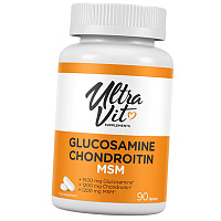 Глюкозамин Хондроитин МСМ Комплекс, UltraVit Glucosamine Chondroitin MSM, VP laboratory