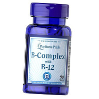 Витамины группы В, Vitamin B-Complex with B-12, Puritan's Pride