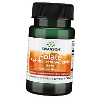Фолат-5-метилтетрагидрофолиевая кислота, Folate 800, Swanson