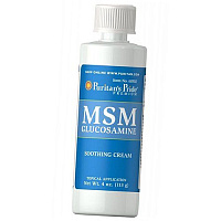 Крем с Глюкозамином и МСМ, MSM Glucosamine Cream, Puritan's Pride