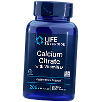 Цитрат Кальция и Витамин Д3, Calcium Citrate with Vitamin D, Life Extension