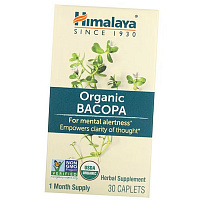 Органический Экстракт Бакопа Монье, Organic Bacopa, Himalaya