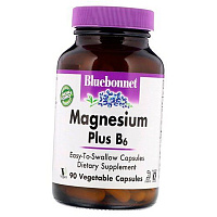 Магний Витамин В6, Magnesium plus B6, Bluebonnet Nutrition