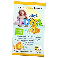Омега 3 для детей, Baby's DHA Omega-3s with Vitamin D3, California Gold Nutrition