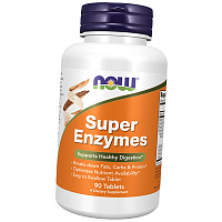 Пищеварительные Ферменты, Super Enzymes, Now Foods