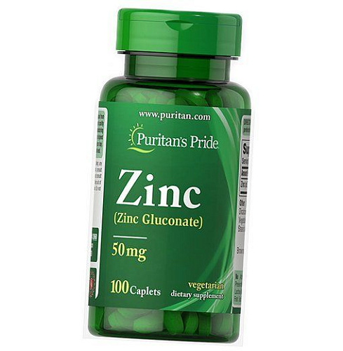 Вітаміни та мінерали Цинк Глюконат, Zinc 50, Puritan's Pride 