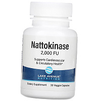 Наттокиназа, Протеолитический фермент, Nattokinase 2000, Lake Avenue Nutrition