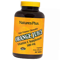 Витамин С, Аскорбиновая кислота, Orange Juice Vitamin C 500, Nature's Plus